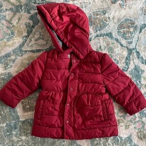 GAP Cranberry Red Hooded Jacket